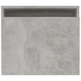 NNEVL Coffee Table Set Concrete Grey 100x48x40 cm Chipboard