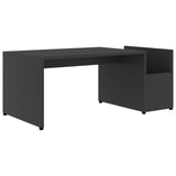 NNEVL Coffee Table Grey 90x45x35 cm Engineered Wood