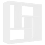 NNEVL Wall Shelf White 45.1x16x45.1 cm Chipboard