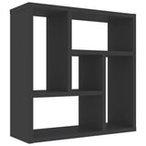 NNEVL Wall Shelf Grey 45.1x16x45.1 cm Engineered Wood