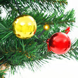 NNEVL Artificial Christmas Tree with Baubles and LEDs Green 64 cm