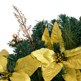NNEVL Christmas Wreath with LED Lights Green 60 cm PVC