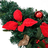 NNEVL Christmas Arch with LED Lights Green 90 cm PVC