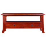 NNEVL Coffee Table Classical Brown 90x50x40 cm Solid Mahogany Wood