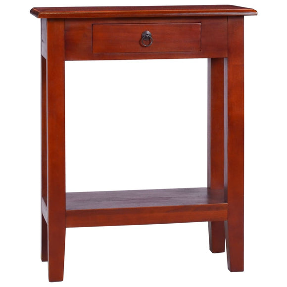NNEVL Console Table Classical Brown 60x30x75 cm Solid Mahogany Wood