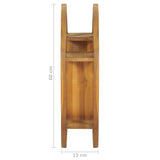 NNEVL Yin Yang Wall Shelf 60x15x60 cm Solid Wood Teak