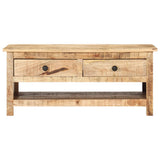 NNEVL Coffee Table 88x50x38 cm Rough Mango Wood