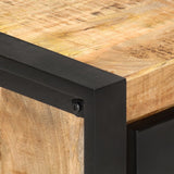 NNEVL TV Cabinet 140x30x40 cm Rough Mango Wood