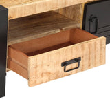 NNEVL Coffee Table 100x50x40 cm Rough Mango Wood