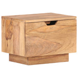 NNEVL Bedside Cabinet 40x30x30 cm Solid Sheesham Wood