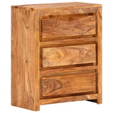 NNEVL Drawer Cabinet 60x33x75 cm Solid Sheesham Wood