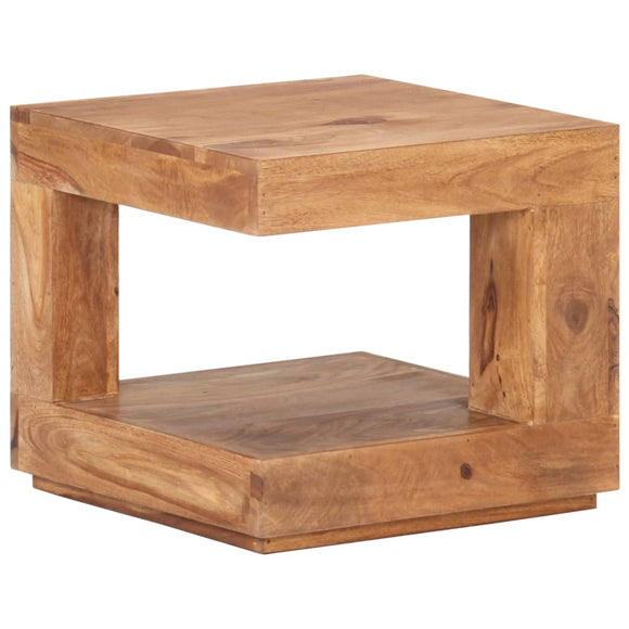 NNEVL Coffee Table 45x45x40 cm Solid Wood Acacia