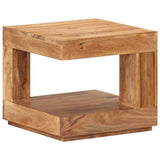 NNEVL Coffee Table 45x45x40 cm Solid Wood Acacia
