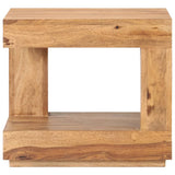 NNEVL Coffee Table 45x45x40 cm Solid Wood Acacia