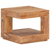 NNEVL Coffee Table 45x45x40 cm Solid Wood Acacia