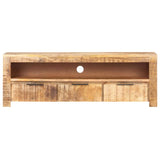 NNEVL TV Cabinet 119x30x41 cm Rough Mango Wood