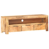NNEVL TV Cabinet 119x30x41 cm Rough Mango Wood