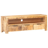 NNEVL TV Cabinet 119x30x41 cm Rough Mango Wood