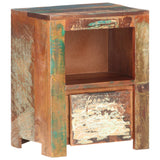 NNEVL Bedside Cabinet 40x30x50 cm Solid Reclaimed Wood
