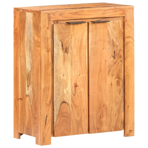 NNEVL Sideboard 59x33x75 cm Solid Acacia Wood