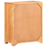 NNEVL Sideboard 59x33x75 cm Solid Acacia Wood