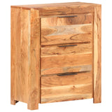 NNEVL Sideboard 59x33x75 cm Solid Acacia Wood
