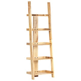 NNEVL 5-Tier Bookshelf 60x37x180 cm Solid Mango Wood
