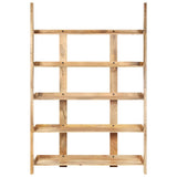 NNEVL 5-Tier Bookshelf 120x37x180 cm Solid Mango Wood