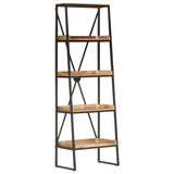 NNEVL 5-Tier Bookshelf 60x39x180 cm Solid Mango Wood