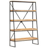 NNEVL 5-Tier Bookshelf 120x39x180 cm Solid Mango Wood