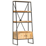 NNEVL 4-Tier Bookshelf 80x39x180 cm Solid Mango Wood