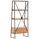 NNEVL 4-Tier Bookshelf 80x39x180 cm Solid Mango Wood