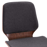 NNEVL Dining Chairs 4 pcs Grey Fabric