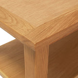 NNEVL Coffee Table 110x55x40 cm Solid Oak Wood