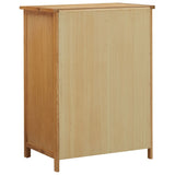 NNEVL Wardrobe 76x52x105 cm Solid Oak Wood