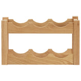 NNEVL Wine Rack for 6 Bottles 37x21x21 cm Solid Oak Wood