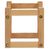 NNEVL Wine Rack for 6 Bottles 37x21x21 cm Solid Oak Wood