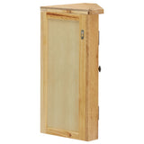 NNEVL Wall-mounted Corner Cabinet 45x28x60 cm Solid Oak Wood