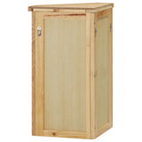 NNEVL Wall-mounted Corner Cabinet 45x28x60 cm Solid Oak Wood