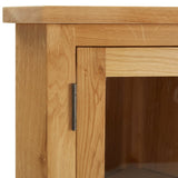 NNEVL Wall-mounted Corner Cabinet 45x28x60 cm Solid Oak Wood