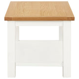 NNEVL Coffee Table 90x45x40 cm Solid Oak Wood