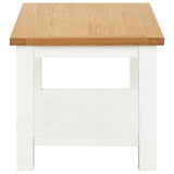 NNEVL Coffee Table 110x55x40 cm Solid Oak Wood