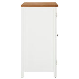 NNEVL Wardrobe 76x52x105 cm Solid Oak Wood