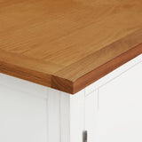 NNEVL Wardrobe 76x52x105 cm Solid Oak Wood