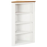 NNEVL Corner Cabinet 59x36x100 cm Solid Oak Wood