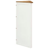 NNEVL Corner Cabinet 59x36x100 cm Solid Oak Wood