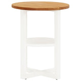 NNEVL Lamp Table 40x50 cm Solid Oak Wood
