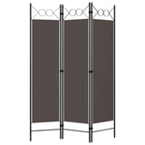 NNEVL 3-Panel Room Divider Anthracite 120x180 cm