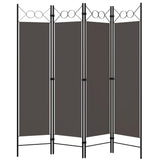 NNEVL 4-Panel Room Divider Anthracite 160x180 cm