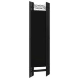 NNEVL 6-Panel Room Divider Black 240x180 cm